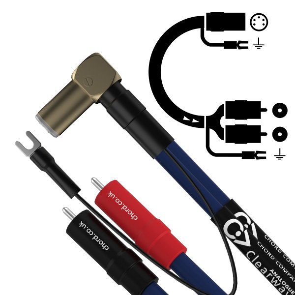 Chord ClearwayX Arm Lead, right angle